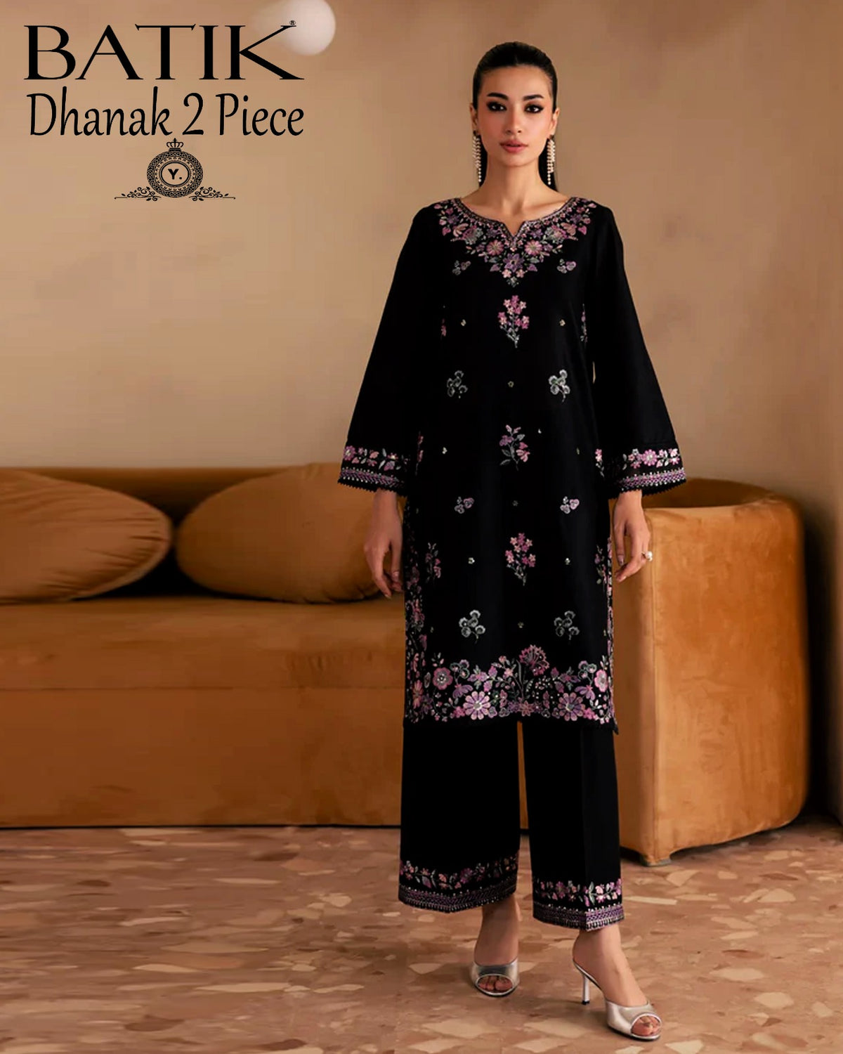 DHANAK 2PC EMBROIDERY