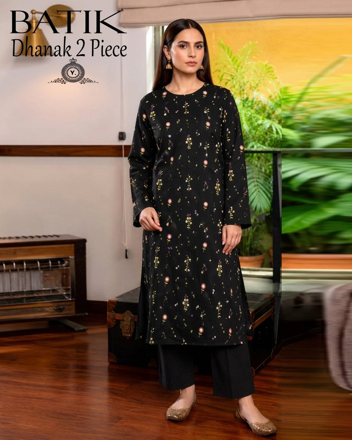 DHANAK 2PC EMBROIDERY