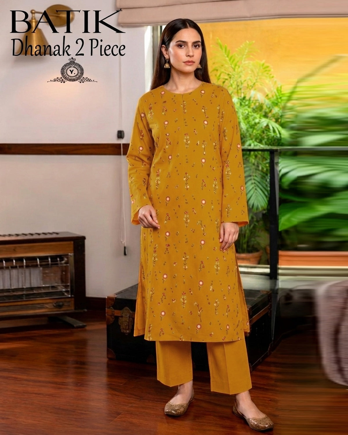 DHANAK 2PC EMBROIDERY