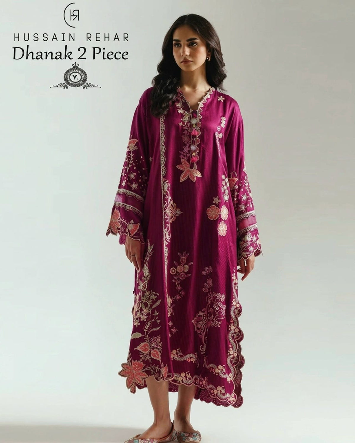 DHANAK 2PC EMBROIDERY