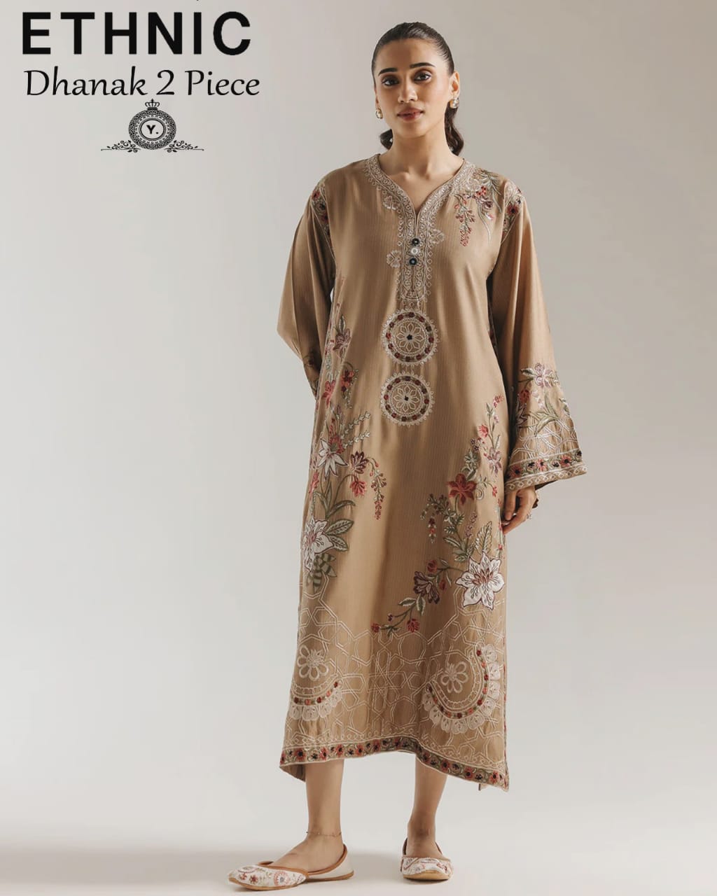 DHANAK 2PC EMBROIDERY