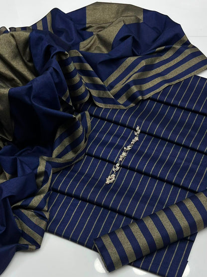 Susi khaddar winter collection (blue)