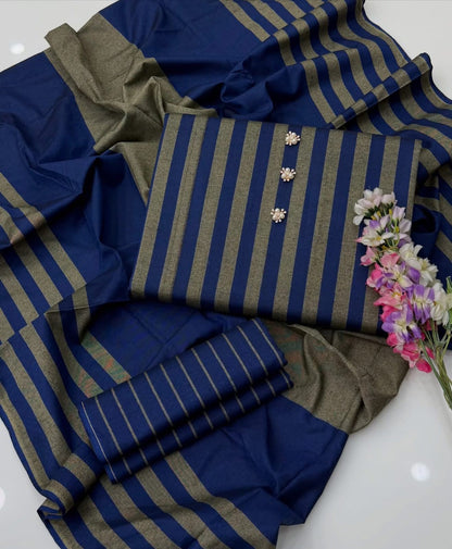 Susi khaddar winter collection (blue)